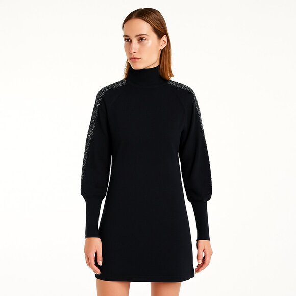 Chanel black cashmere long sleeve dress size 38 - Picture 1 of 9